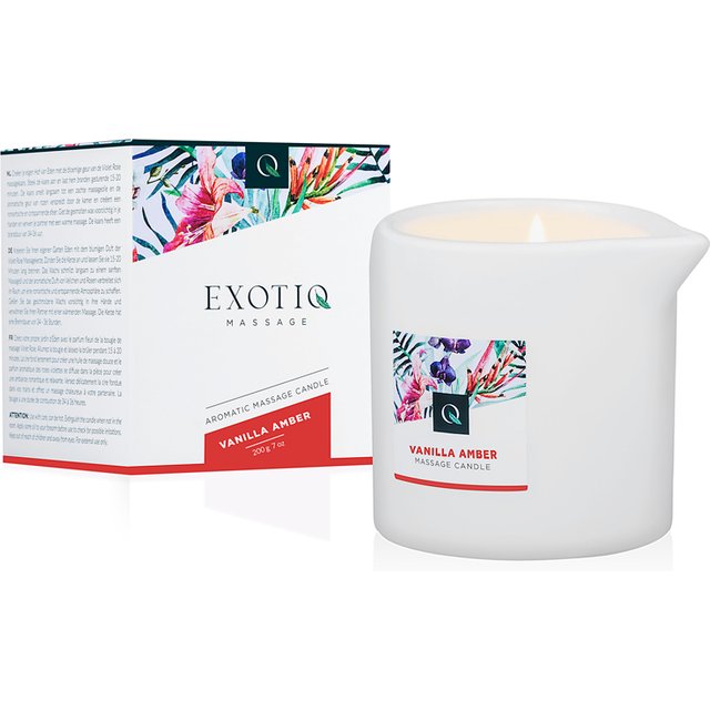 Exotiq - Bougie de massage ambre à la vanille - 200 g