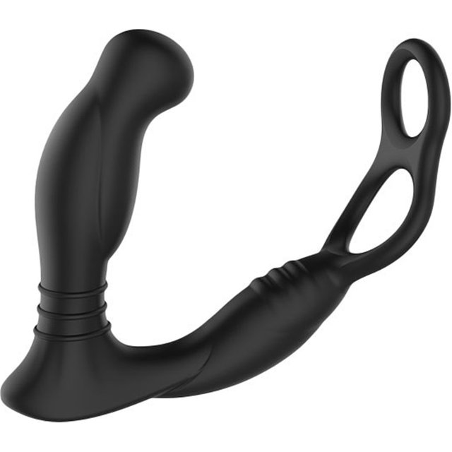 - Vibro anal avec anneau pénien et testiculaire Simul8 - Noir 4