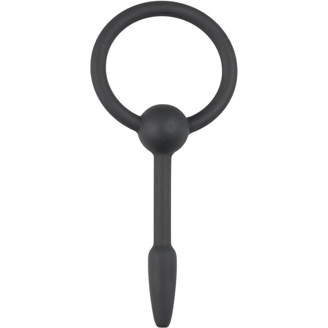 Petite plug pénien en silicone avec anneau de retrait