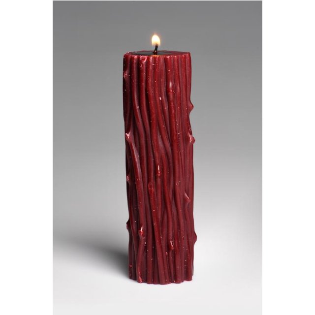 Bougie à Gouttelettes d'Épines - Rouge
