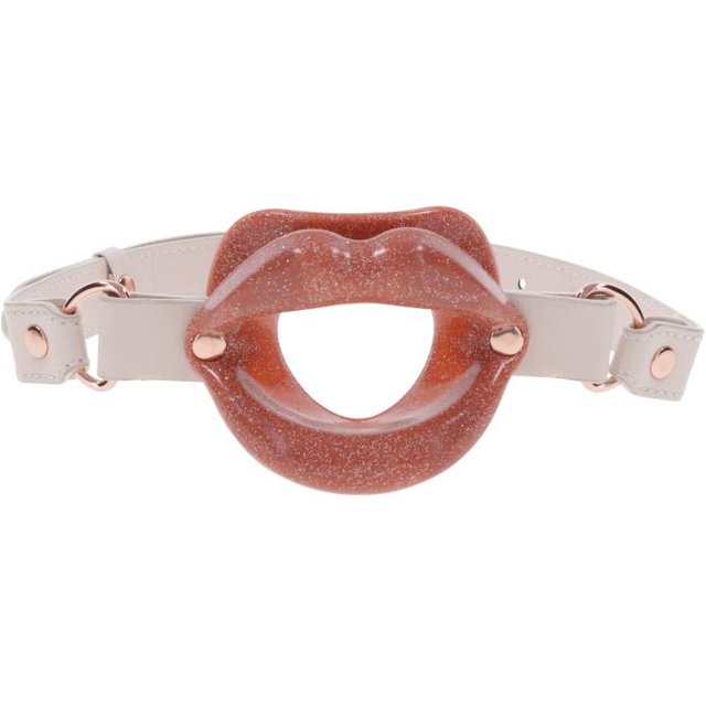 – S&M Peaches ‘n CreaMe Baillon Lèvres en Silicone – Cream & Or 3