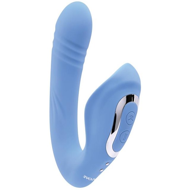 Evolved - Vibromasseur Tap and Trust - Bleu clair