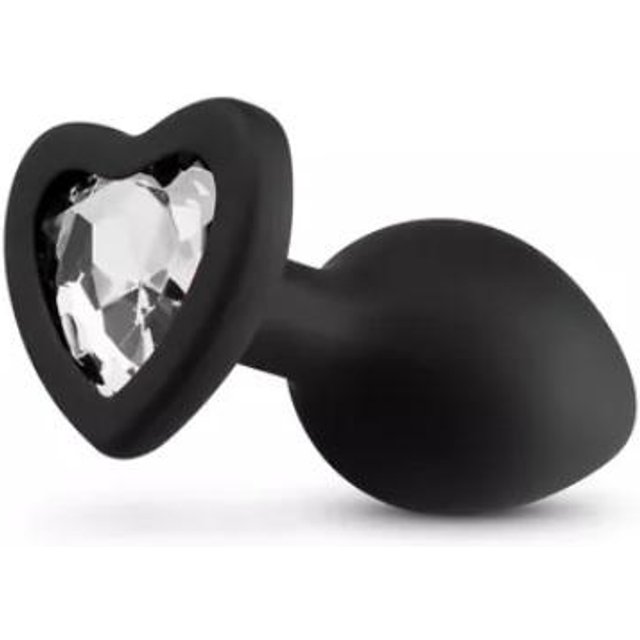 Plug Anal avec Diamant - Noir