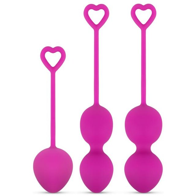 Set de Boules de Kegel Pondérées – Fuchsia