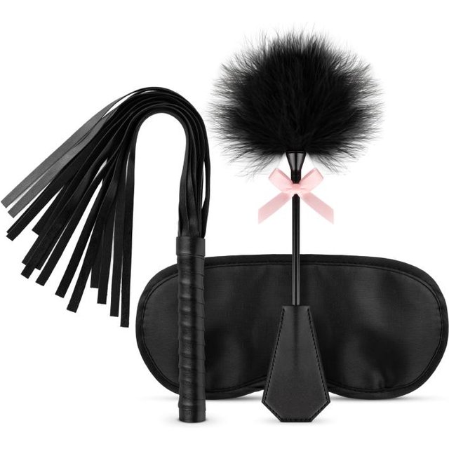 Ensemble de Bondage 3 Pièces - Noir