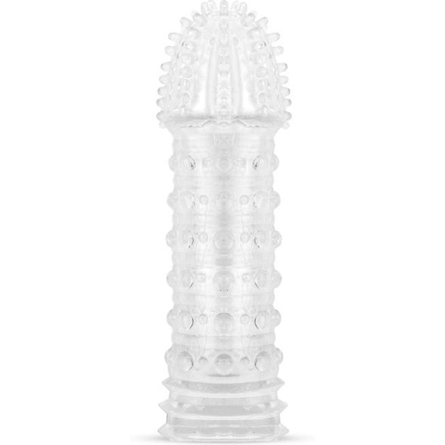 Gaine à penis à Côtes - Transparent