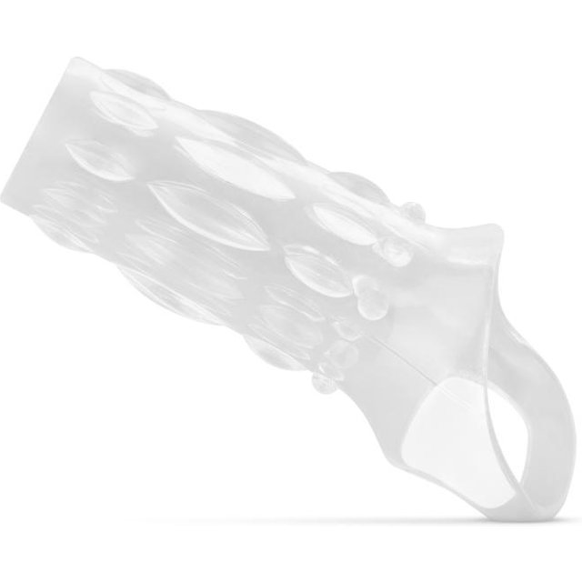 Manchon Pénien Ouvert à Côtes - Transparent