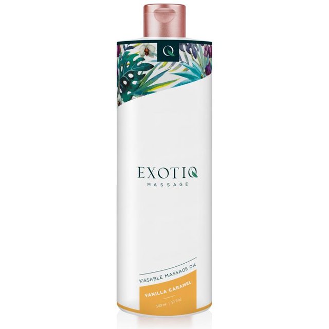 Exotiq - Huile de massage caramel à la vanille - 500 ml