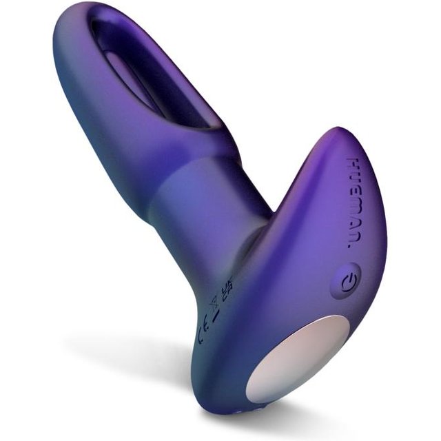 - Voyager Plug Anal avec Fonction Tapotement - Violet