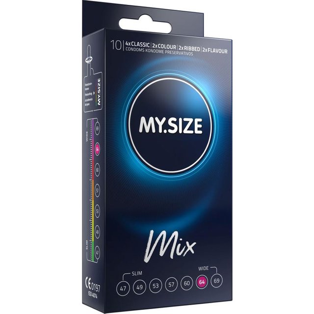 Préservatifs Mix 64 mm - 10 pièces
