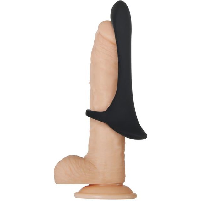 Evolved - Cock Armor Cockring Vibrant - Noir