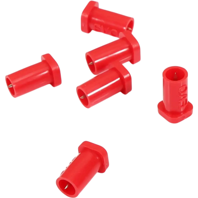10 sztuk Zatyczka do kleju 10 x 8 mm Z kolcem przeciw zaschnięciu Zatyczki klejowe przeciw zatykania końcówki dozującej z czerwonymi kolcami