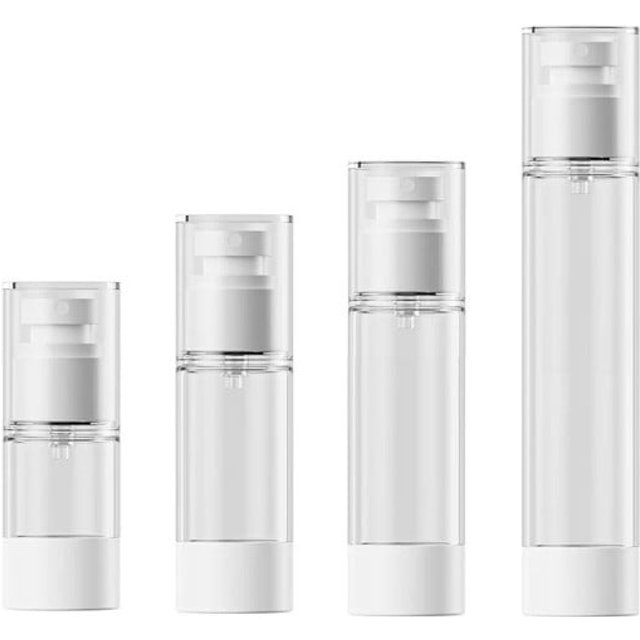 4 szt. napełniana butelka sprayowa na kosmetyki 15 ml 30 ml 50 ml 100 ml plastikowe butelki przezroczyste rozpylacze na podróż