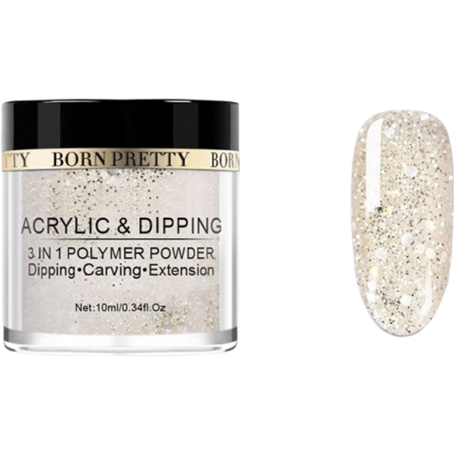 Błyszczący akrylowy puder do paznokci 10 ml 3