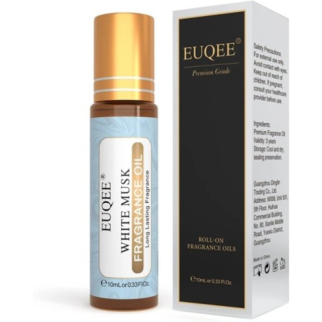 Damen-Aromaöl 10 ml mit Roll-on-Applikator Kleines Naturparfum für die Haut Süßer Duft Reiseverpackung Für die Handtasche Zur White Musk