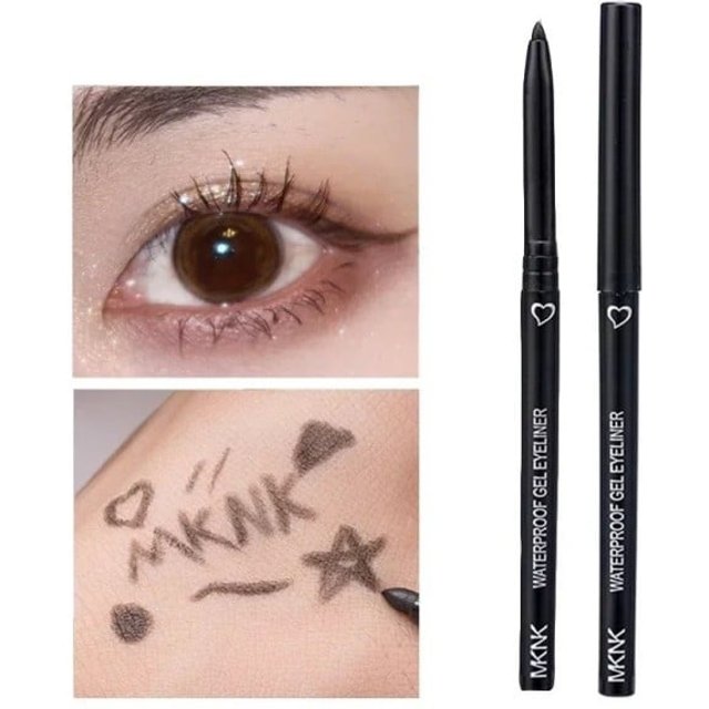 Długotrwały żelowy eyeliner w kredce do oczu Wodoodporny eyeliner czarny