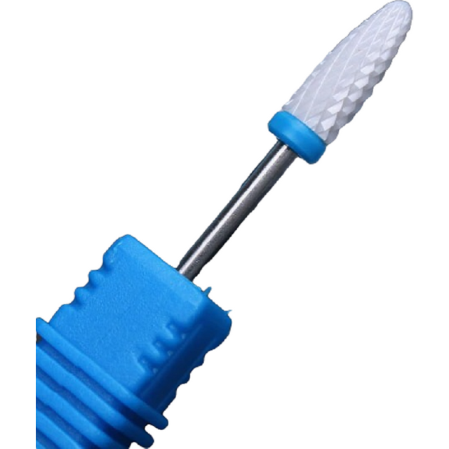 Frez ceramiczny do stożka manicure T824 niebieski