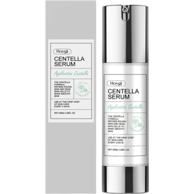 Hoygi centella serum do twarzy 50 ml nawilżająca regeneracyjna pielęgnacja skóry z pompką do codziennego użytku