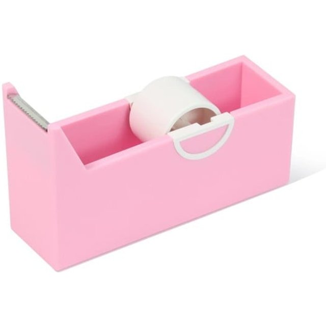 Hranaty dozownik taśmy nietkanej 92 x 56 x 35 x 28 mm Nożyczki do taśmy medycznej do przedłużania rzęs Praktyczny organizer dla stylistek jasnoróżowy