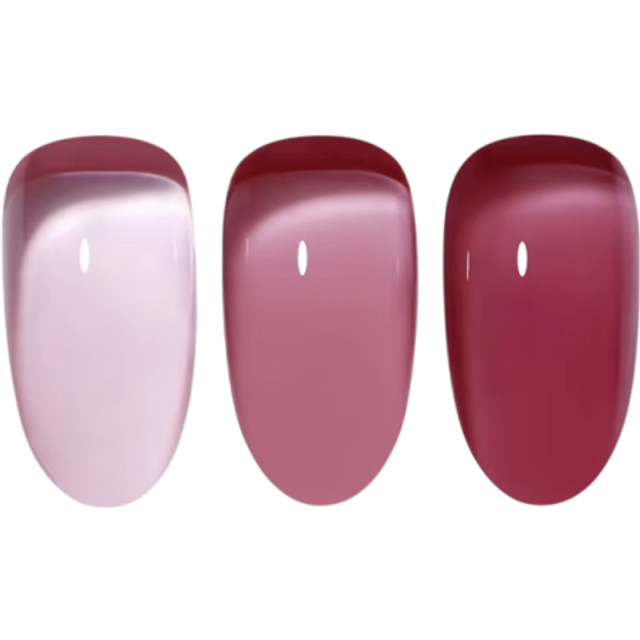 Jemnie przezroczysty lakier UV LED do paznokci 15 ml Jelly kolorowa tekstura Naturalny elegancki efekt Szybkoschnący trwałość 40–45 dni