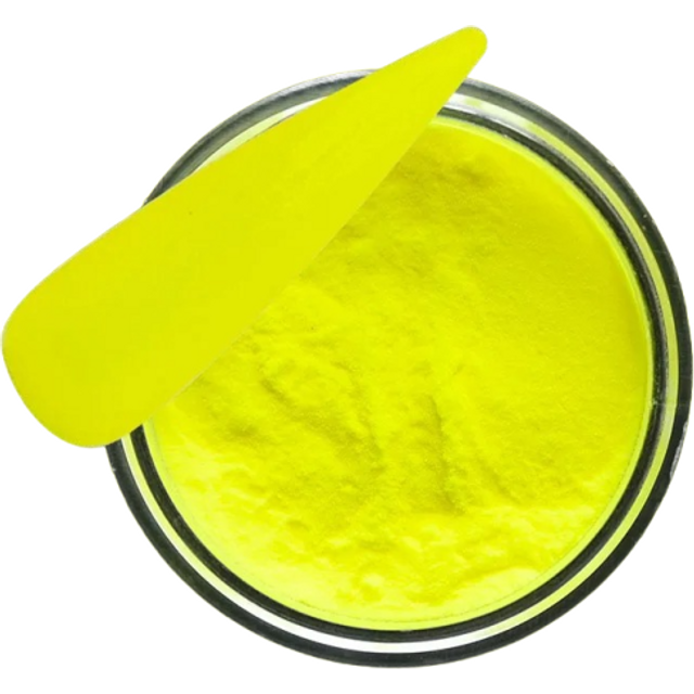 Kolorowy puder akrylowy do paznokci Puder akrylowy do paznokci Neonowe kolory 28 g żółty