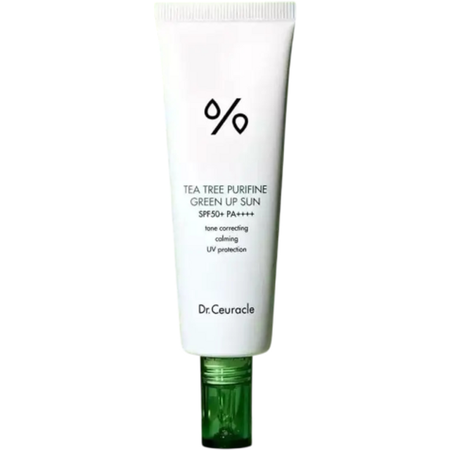 Krem przeciwsłoneczny do twarzy SPF 50+ 50 ml z olejkiem z drzewa herbacianego Ukojenie i ujednolicenie kolorytu skóry Nienaśladowa tekstura Do