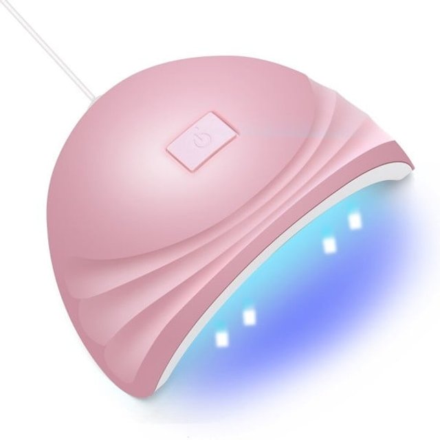 Lampa UV/LED do paznokci o mocy 54 W różowy