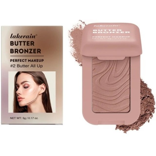 Matowy wodoodporny masełkowy bronzer 8,2 x 5 cm Jedwabiście gładka wysoko napigmentowana paletka konturowa do cieniowania i podkreślania rysów 2