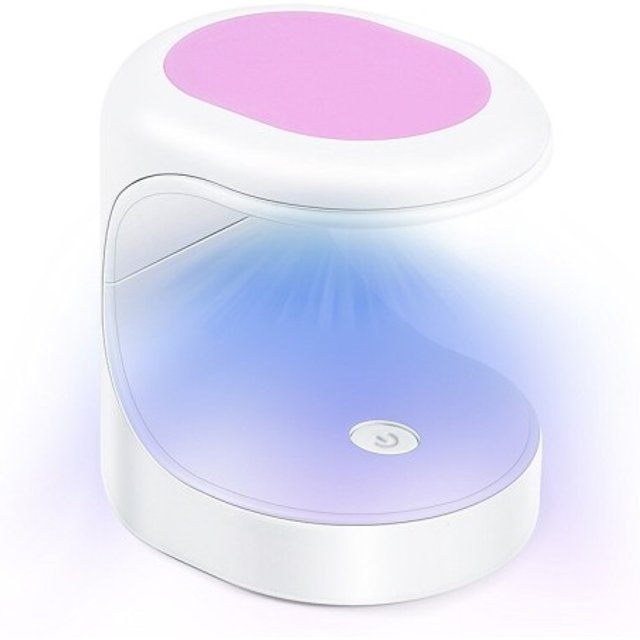 Mini lampa UV/LED do paznokci 16 W jasny fiolet