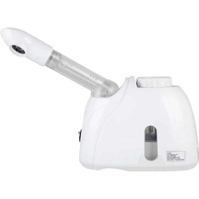 Nawilżający nawilżacz do twarzy 350 W z 360° obrotową dyszą i 180° ramieniem z zbiornikiem na wodę o pojemności 100 ml