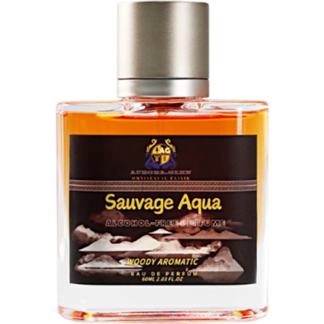Perfumy Aurora.Glen Sauvage Aqua bez alkoholu 60 ml męski Eau de parfum drzewno-aromatyczna nuta z pieprzem i wetiwerem bursztynowa dla mężczyzn