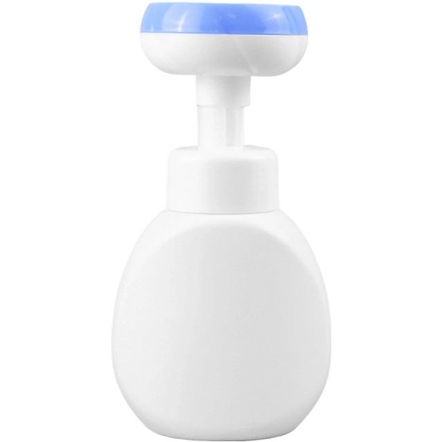 Plastischer Seifenspender 300 ml ohne BPA leere Druckflasche für flüssige Seife Shampoo Reinigungsmittel für das Badezimmer und die Küche blau