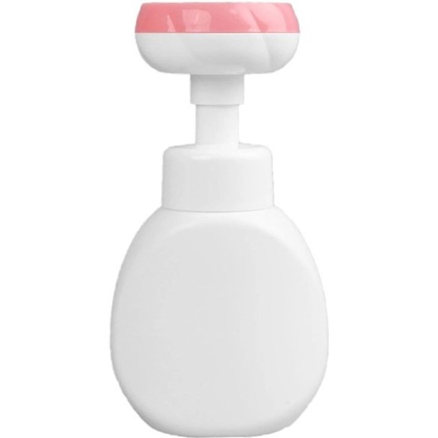 Plastischer Seifenspender 300 ml ohne BPA leere Druckflasche für flüssige Seife Shampoo Reinigungsmittel für das Badezimmer und die Küche rosa