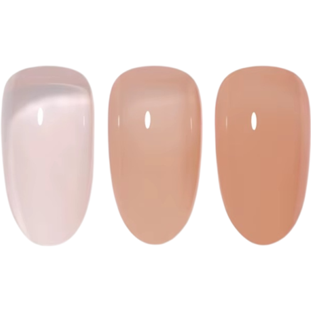 Przezroczysty lakier UV LED do paznokci 15 ml Efekt Jelly z warstwową intensywnością Naturalny wygląd Szybkoschnący trwałość 40–45 dni
