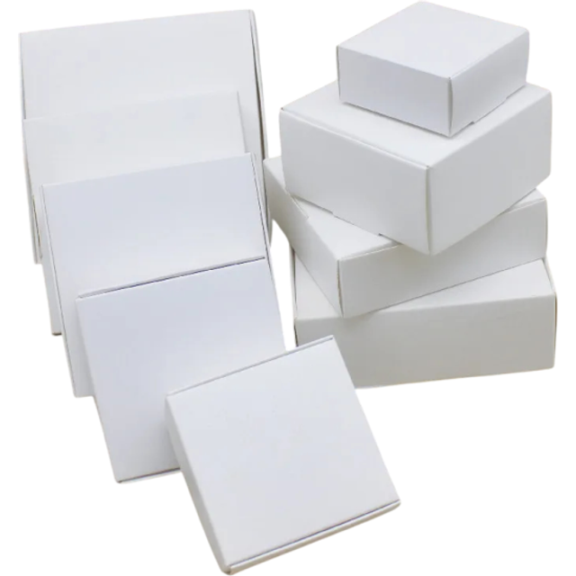 Pudełko prezentowe 14,5 x 7,5 x 5 cm Kartonowe pudełko w różnych kolorach Eleganckie opakowanie na biżuterię kosmetyki weselne upominki biały