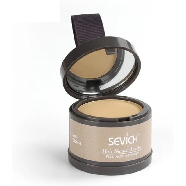 Puder do wypełniania linii włosów 4g Korekta kącików i cienkich obszarów we włosach Podkreślenie przedziałka Naturalny wygląd Łatwa Medium Blonde
