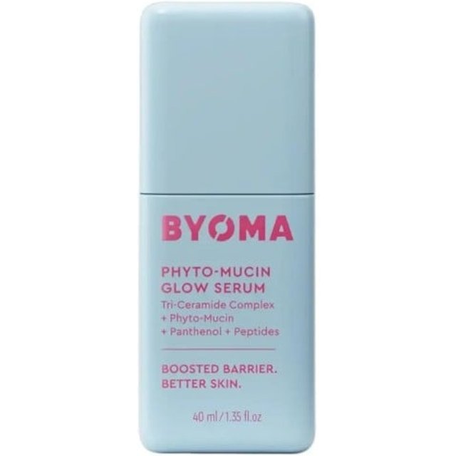 Serum do twarzy z phyto-mucinem 40 ml z tri-ceramidowym kompleksem, pantenolem i peptydami dla rozjaśnienia, nawilżenia i gładkiego wyglądu skóry