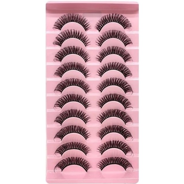 Sztuczne rzęsy 10 par Dramatyczne paski Sztuczne rzęsy Strip Mink Lashes 23