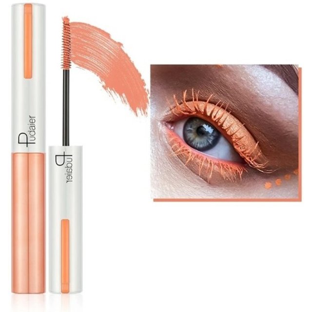 Tusz do rzęs Color Volume Long Lasting Eyelash Extension Mascara Wodoodporny naturalny tusz do rzęs pomarańczowy