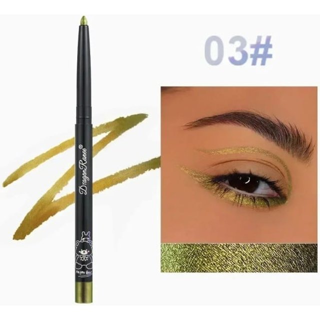 Wodoodporna szybko schnąca długotrwała błyszcząca kredka do oczu 0,25 g i 2,5 x 1,2 x 13,2 cm z pięcioma efektami kolorystycznymi w 1 kredce 3