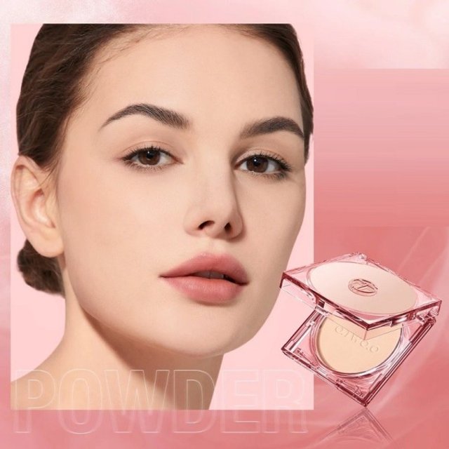 Wodoodporny, matowy, olejkowy puder do twarzy Długotrwały puder z kompaktowym, antypołyskowym pudrem do twarzy SPF 30 Utrwalający Natural ivory