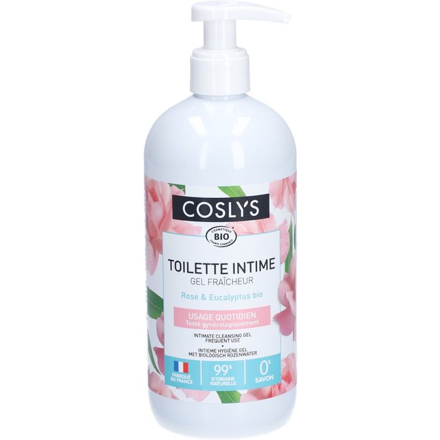 Coslys Gel Toilette Intime Bio Usage Quotidien Rose Et Eucaplyptus