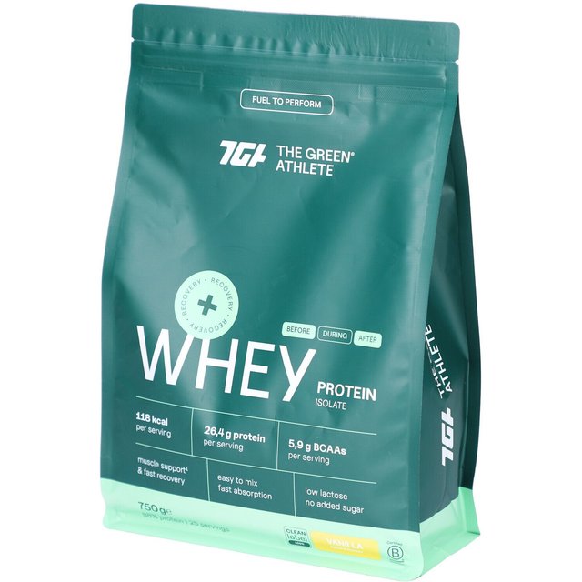 The Green Athlete Whey Protein Isolate Vanilla