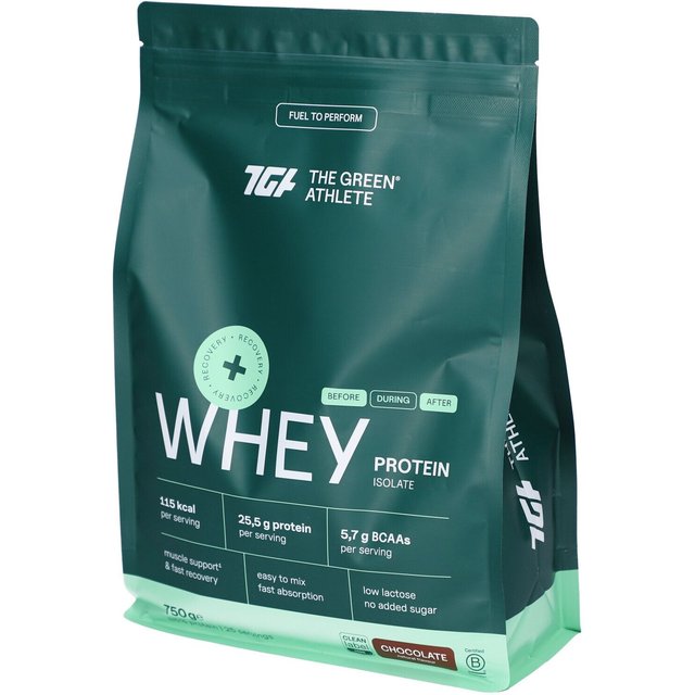 The Green Athlete Whey Protein Isolate Chocolate