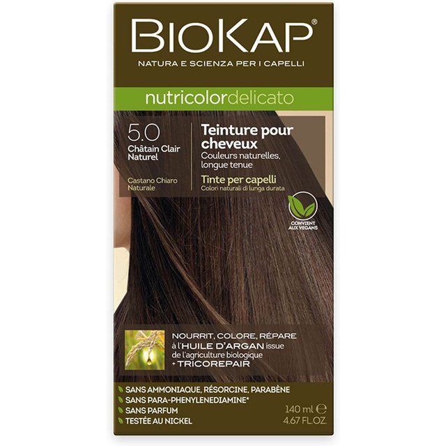 Nutricolor Delicato Teinture pour Cheveux 5.0 Châtain Clair Naturel