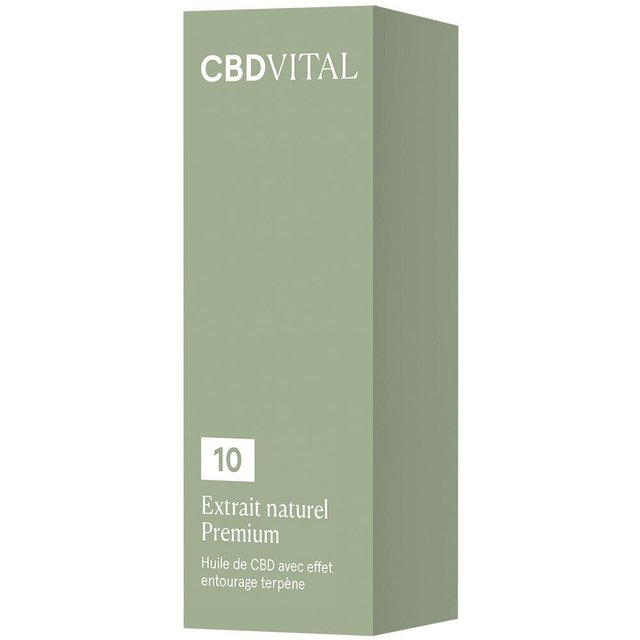 Huile Premium extrait naturel de CBD 10%