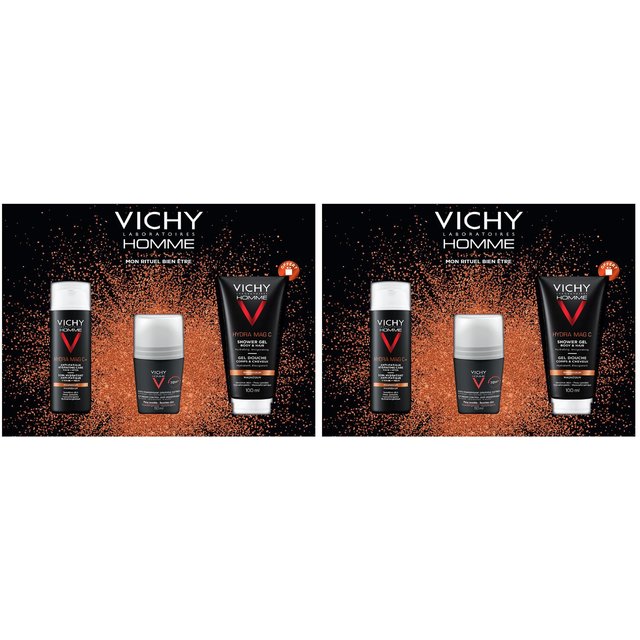 Homme Coffret Mon Rituel Bien-être Visage et Corps Anti-Fatigue