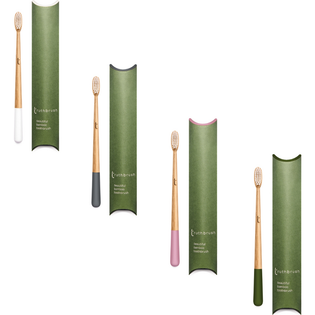 A year's supply of Truthbrush - Medium Castor Oil Bristles