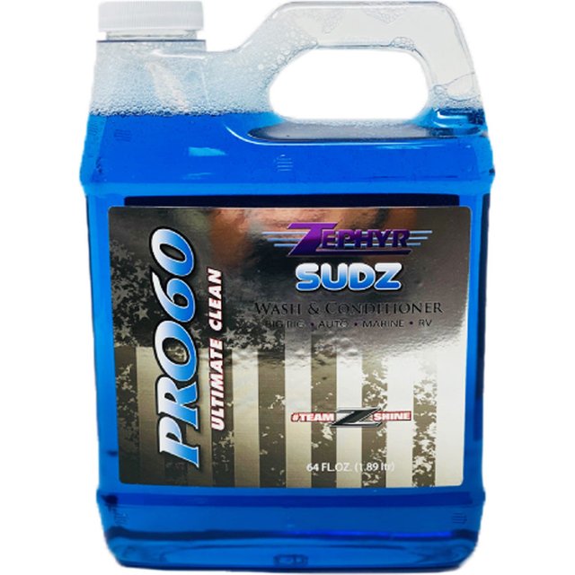 Pro 60 “SUDZ” Soap Ultimate Clean Wash & Conditioner- 64 Oz-Zephyr-PRO-60064