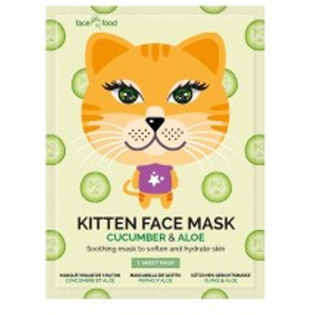 7Th Heaven Animal Kitten Face Mask 1 Un